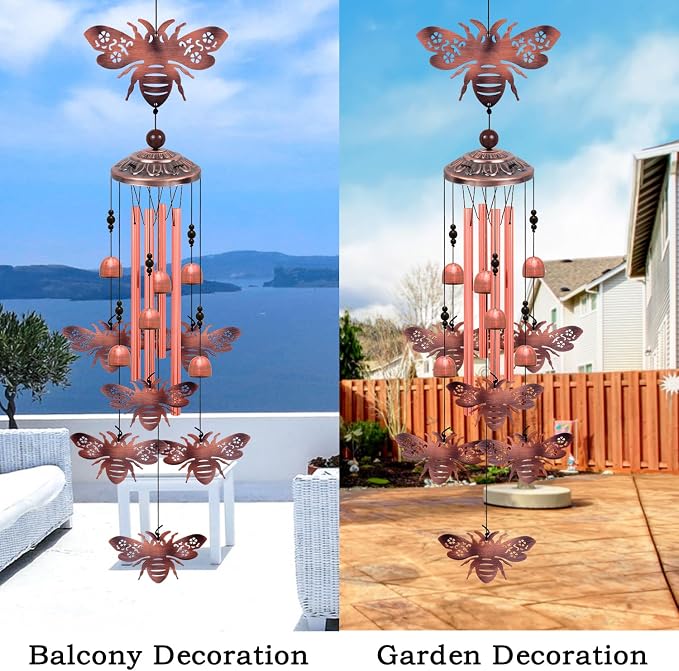 Outdoor Bees Wind Chimes, Gifts - Image 6