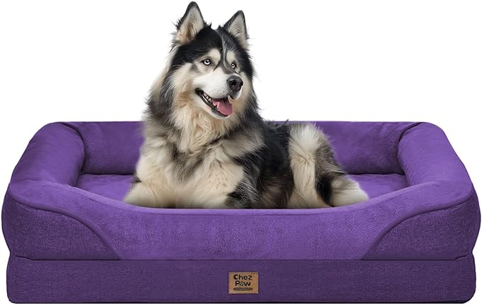 Washable Orthopedic Large Dog Bed by ChezPaw