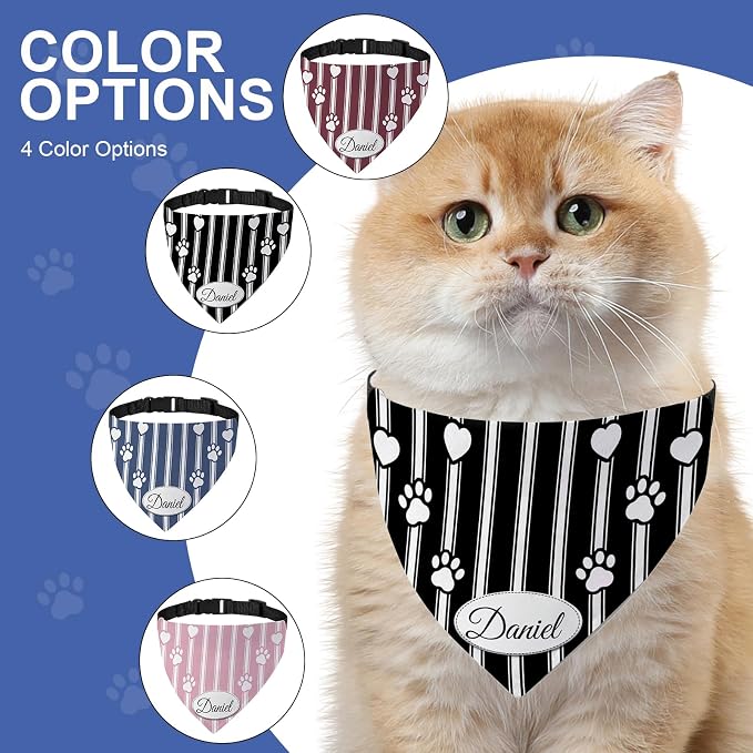 Personalized Dog Bandana Custom Name & Design, Premium Custom Dog Bandana - Image 3