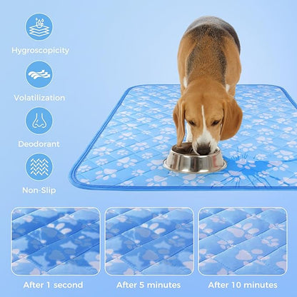 Rywell Self-Cooling Mat for Dogs Small, Rabbit&Guinea Pig cage Liners 24'' x - Image 6