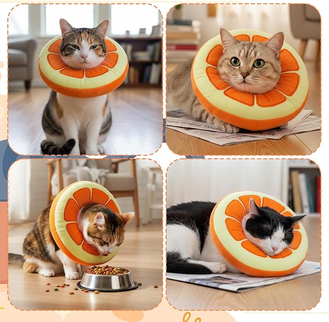 Kitten Cute Recovery Collar Soft Cat Cone Collar After Surgery to Stop Licking - Image 4