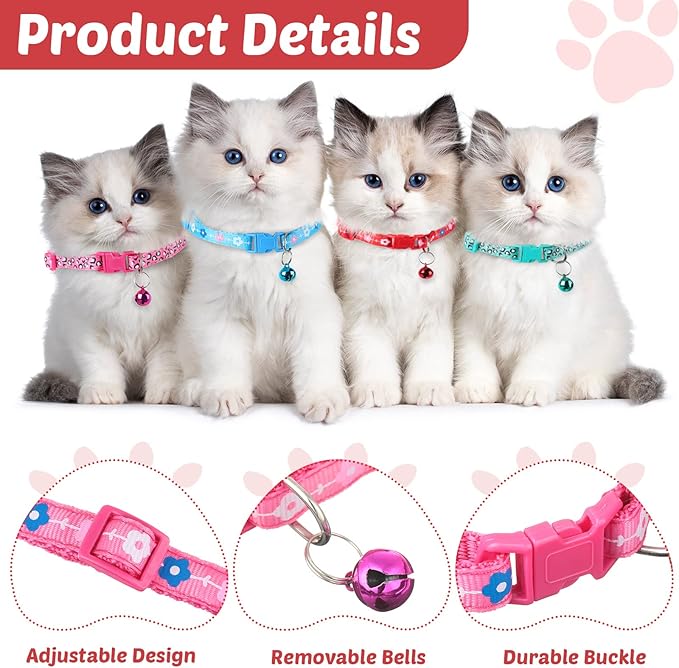 Yunsailing 24 Pcs Cat Collars - Image 3