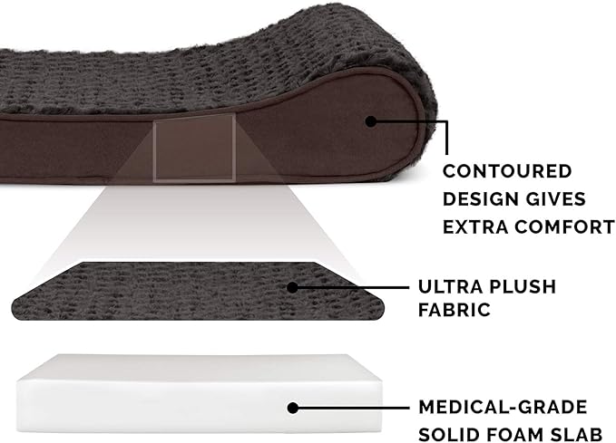 Furhaven Orthopedic Dog Bed for Extra Large Dogs w/ Removable Washable Cover - Image 3