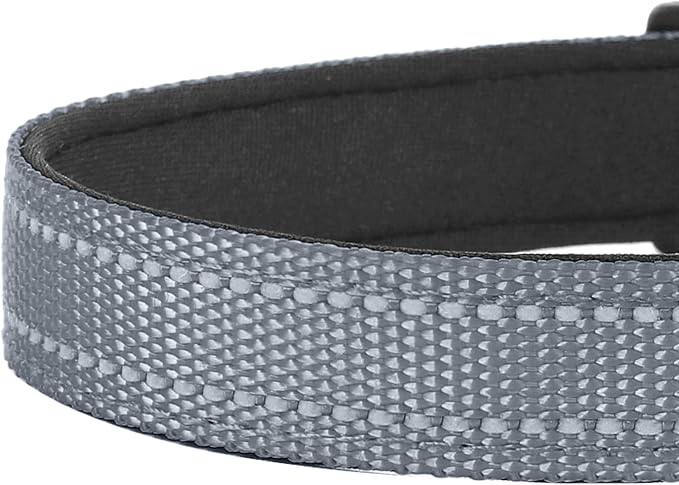 Reflective Dog Collar, Adjustable Soft Neoprene Padded Nylon Pet Collars - Image 5