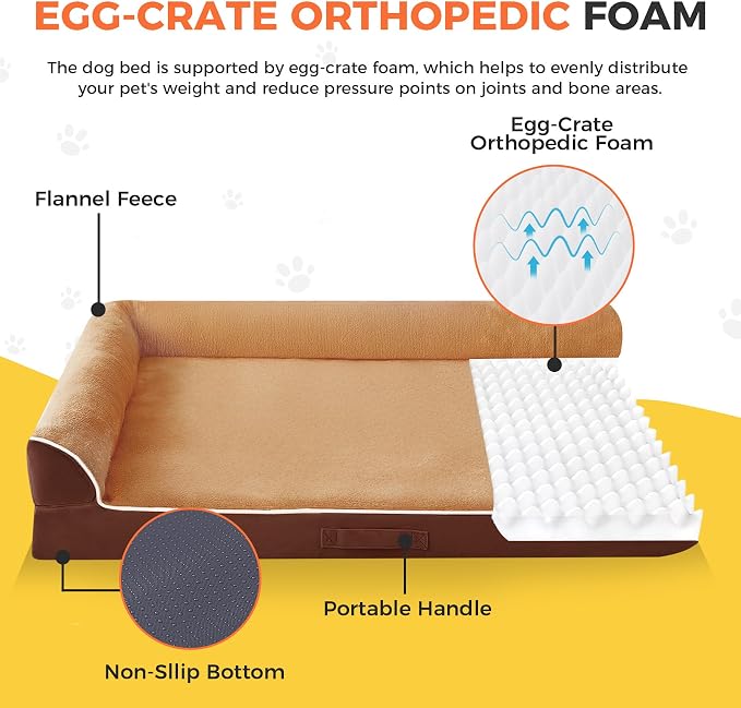 Dog Bed Large Sized Dogs, Orthopedic Dog Bed - Image 2