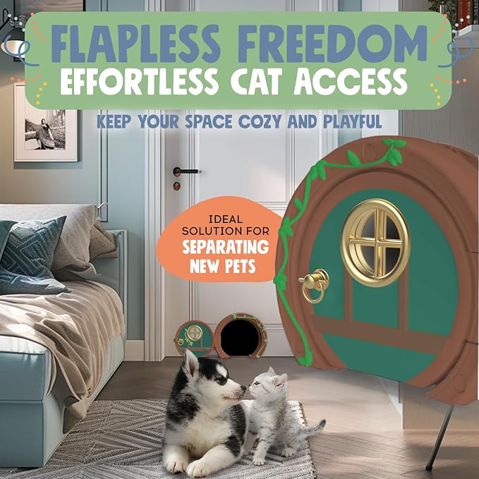 Gnome® Door Cat Door for Interior Doors - Image 5