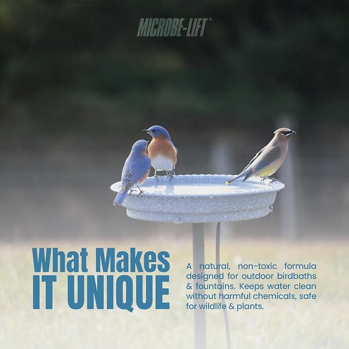 Microbe-Lift Bird Bath Clear Two-in-One Water Cleaner – 4 Oz – Safe - Image 4