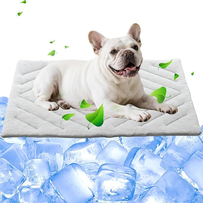 Dog Cooling Mat Self Coolings Foldable Cooling Pad by BECROWM