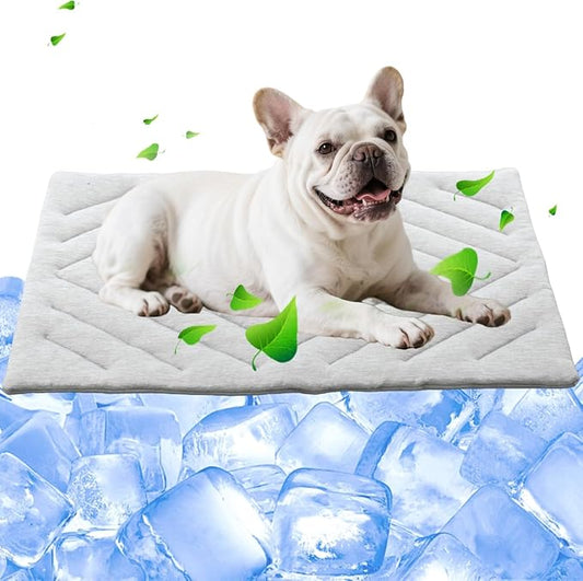 Dog Cooling Mat Self Coolings Foldable Cooling Pad by BECROWM