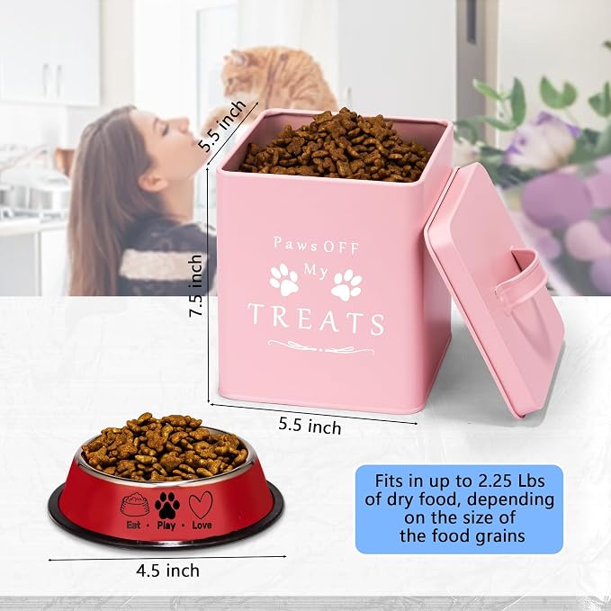 Meraki Home Cat Food Container and Treat Container - Image 4
