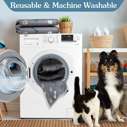 Washable Pee Pads for Dogs, 2 Pack 48"x60" Reusable Puppy Training Pads - Image 4