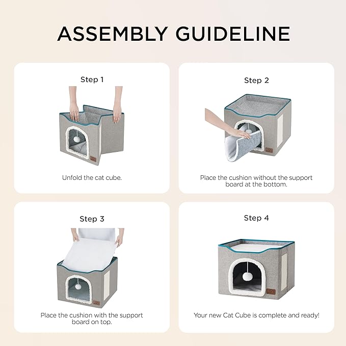 Bedsure Cat Beds for Indoor Cats - Image 7