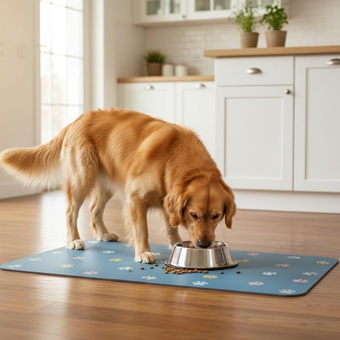 Pet Feeding Mat Absorbent Dog Mat - Image 3