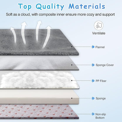 Magic Dog Super Soft Large Dog Bed, 39 Inches Orthopedic Foam Pet Beds - Image 7