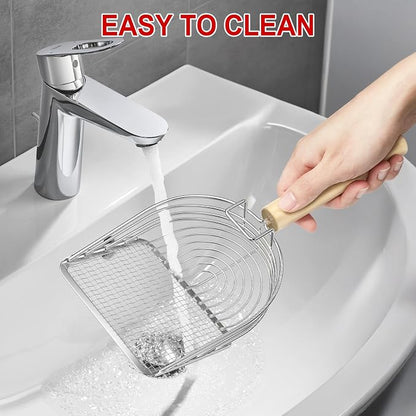 Ownpets Iron Metal Cat Litter Scoop, Heavy Duty Kitty Litter Scooper & Speed - Image 8
