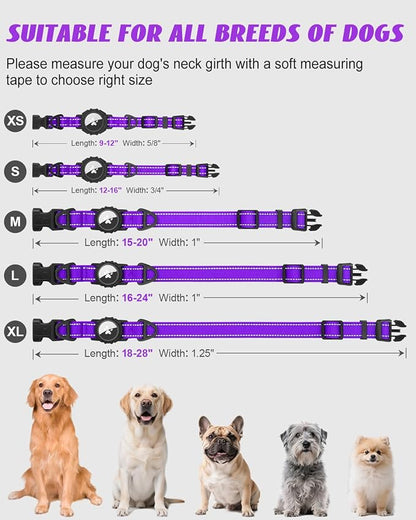Joytale Airtag Dog Collar, Reflective Pet Collar - Image 5
