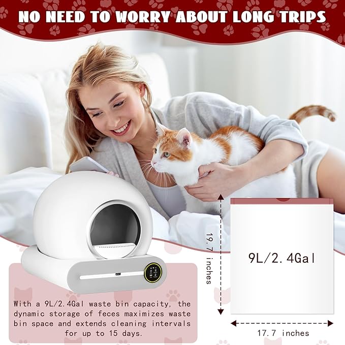 80 Count Self-Cleaning Litter Box Liners - Image 5