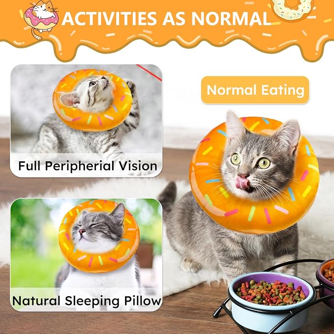 Cat Cone Collar Soft, Cat Recovery Collar - Image 3