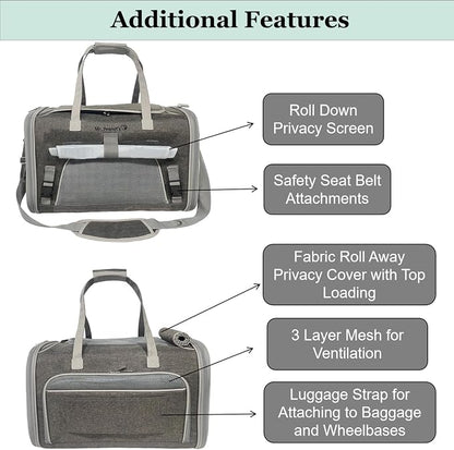 Mr. Peanut's Gold Series Big Apple XL Expandable Pet Carrier V3.0 - Image 4
