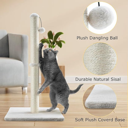 Dimaka 29" Height Tall Cat Scratching Post, Claw Scratcher - Image 3