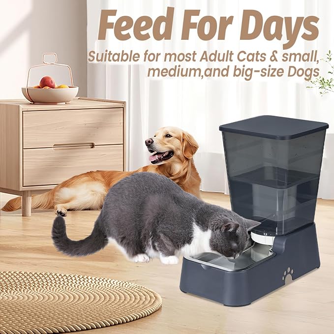 Automatic 5.4L/1.4Gal Pet Waterer, Pet Automatic Dog Water Dispenser Gravity - Image 2