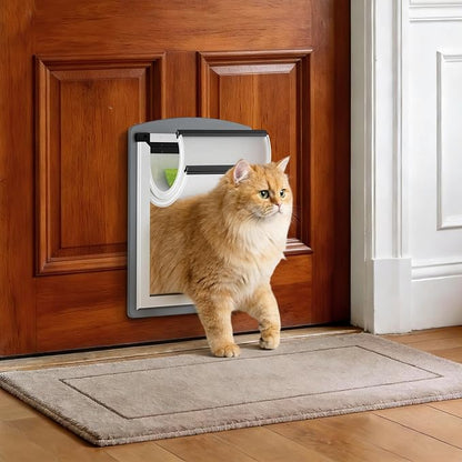 MAVRICFLEX Cat Door for Door, All-Stainless Steel Frame Cat Door - Image 2