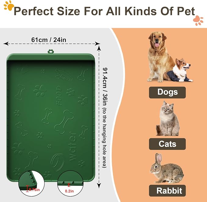 Dog Food Mat - Silicone Dog Mat - Image 6