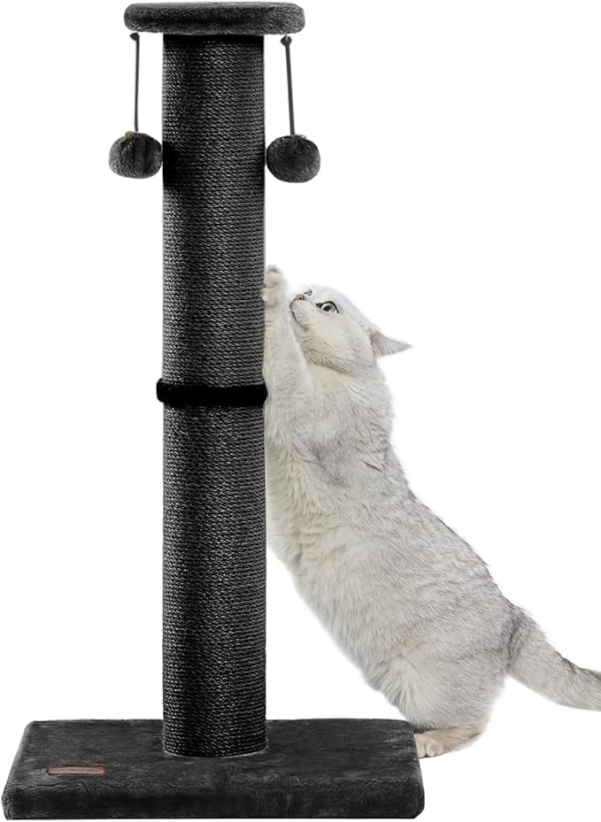 Kilodor 34Inch Tall Cat Scratching Post, 4.3Inch Diameter Large Sisal Cat by Kilodor