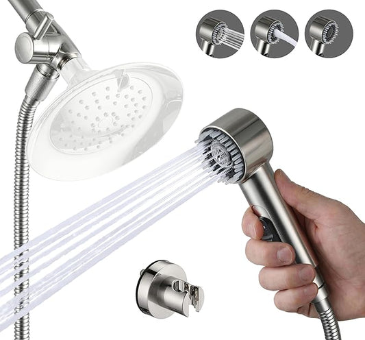 3 Mode Dog Shower Attachment, High Pressure Handheld Sprayer by V-Frankness