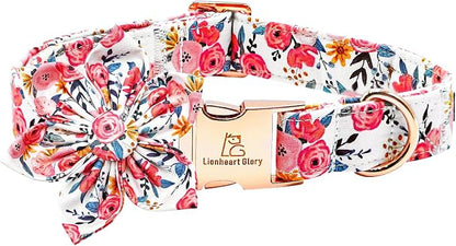 Lionheart Glory Floral Dog Collar by LionheartGlory