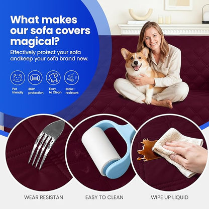 Waterproof Dog Bed Cover Pet Blanket, Soft Couch Cover - Image 6