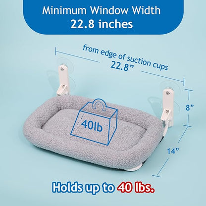 Zakkart Foldable Cat Hammock for Window - Image 4