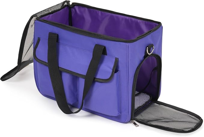Cat & Dog Carrier for Pets Up to 15 Lbs, Airline Approved Soft-Sided - Image 9