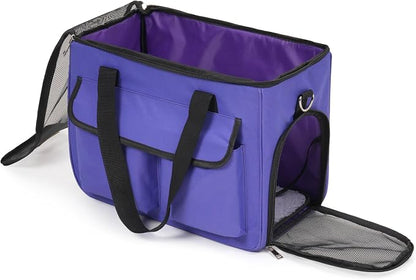 Cat & Dog Carrier for Pets Up to 15 Lbs, Airline Approved Soft-Sided - Image 9