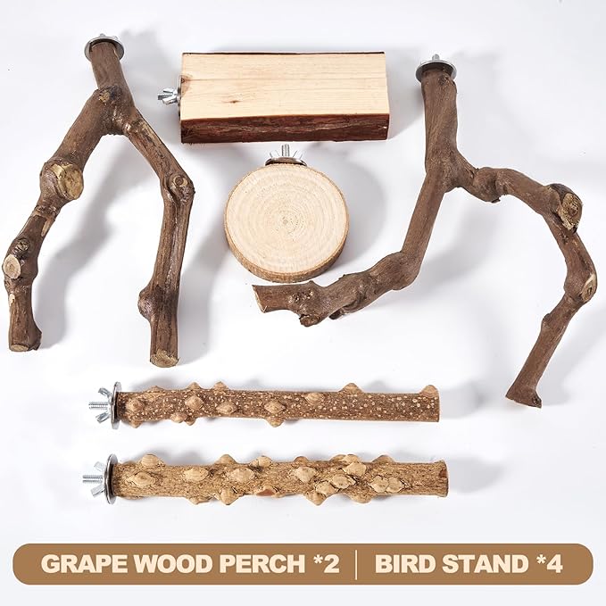 6-Piece Bird Perch Set - Image 7