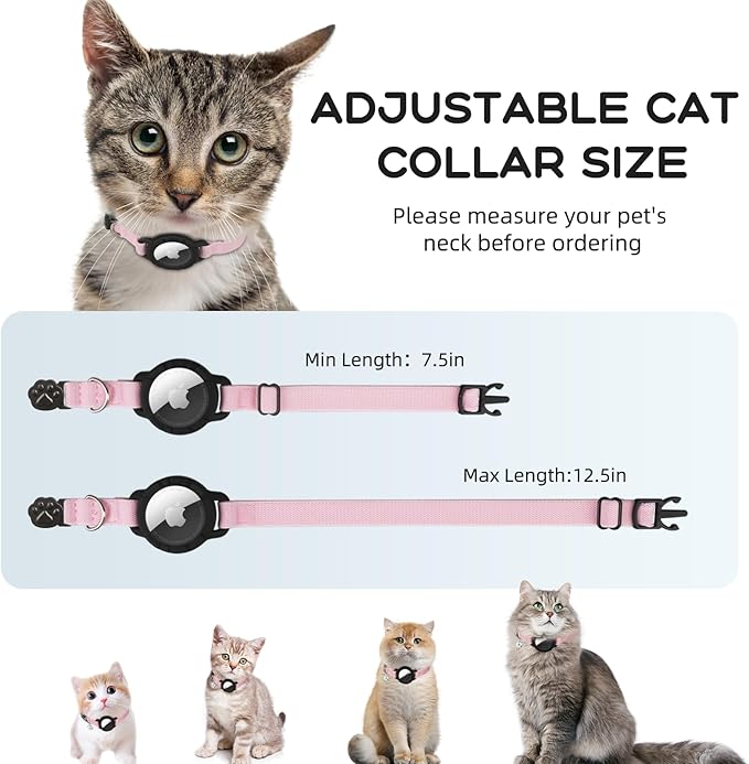 AirTag Cat Collars, Stretchy Collar - Image 5