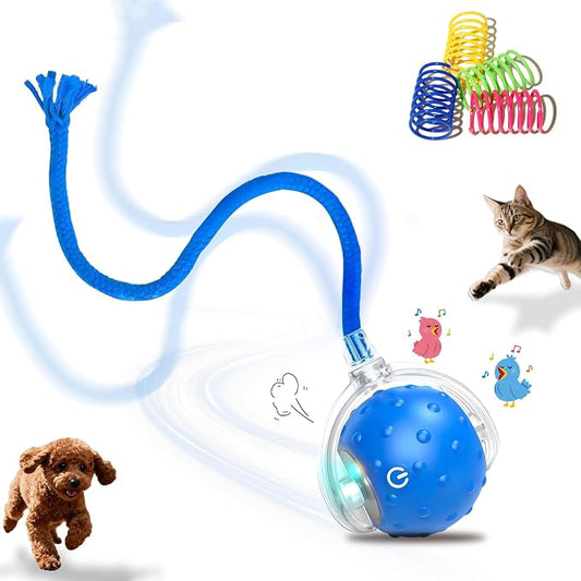 Interactive Cat Toys Ball for indoor Cats＆Dog, Automatic Cat Toy by Petayouj