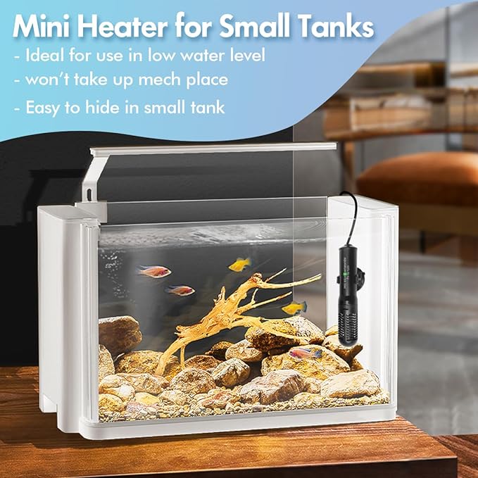 Orlushy 25W Small Submersible Aquarium Heater, Constant Temperature Betta Fish - Image 6