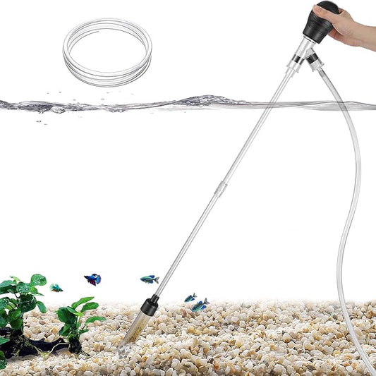 Carefree Fish Aquarium Small Gravel Cleaner 6Ft Hose Silicone Airbag Fish Tank by CarefreeFish