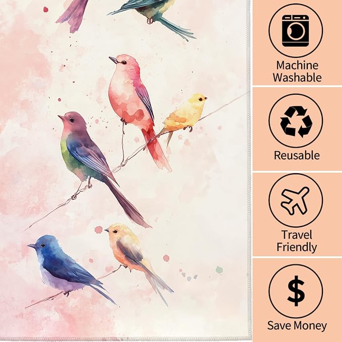 Colorful Bird Hand Towels - Image 3