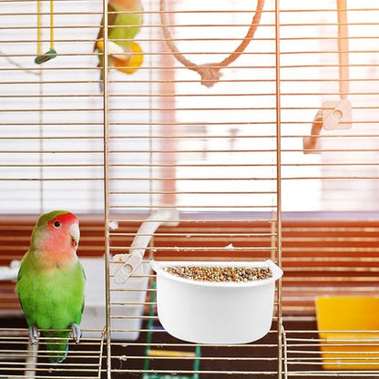 Bird Feeder, Bird Water Cage Accessories, Hanging Bird Food Bowl Cups - Image 6