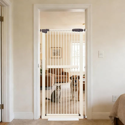 Lumizone Extra Tall Cat Gate 61.02" High Pressure Mounted Extra Wide by Lumizone