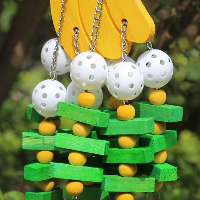 Bird Chewing Toy Large Medium Parrot Cage Bite Toys African Grey Macaws - Image 4