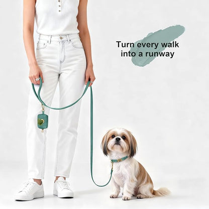 Didog Soft PU Leather Dog Collar, Stylish Quick Released Dog Collars - Image 4