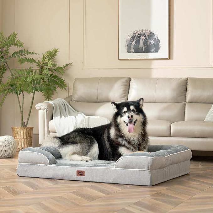 EHEYCIGA Orthopedic Dog Beds for Extra Large Dogs, Waterproof Memory Foam XXL - Image 9