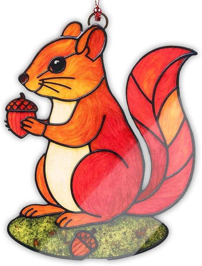 Squirrel Ornament, Squirrel Ornaments by NELXI