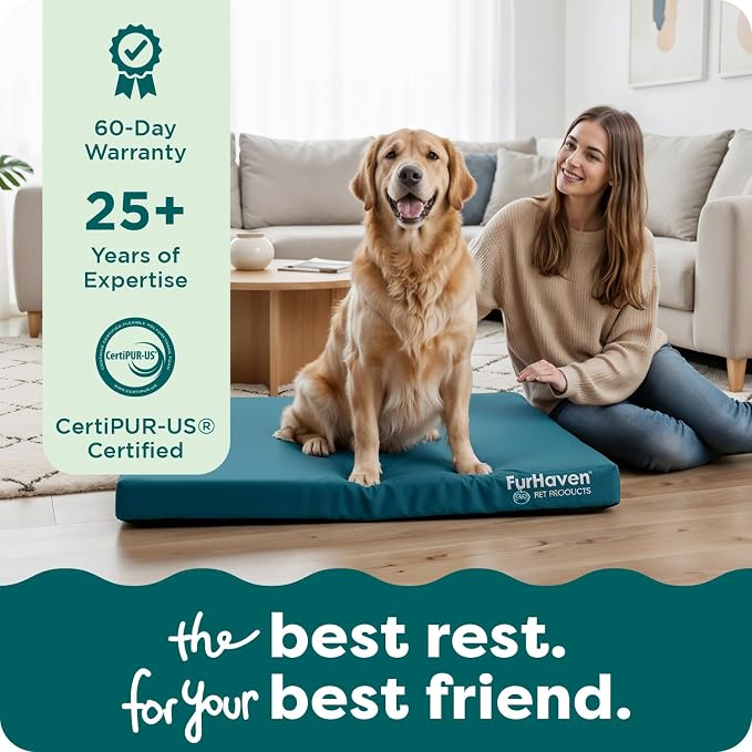 FurHaven Water-Resistant Orthopedic Dog Bed - Image 9