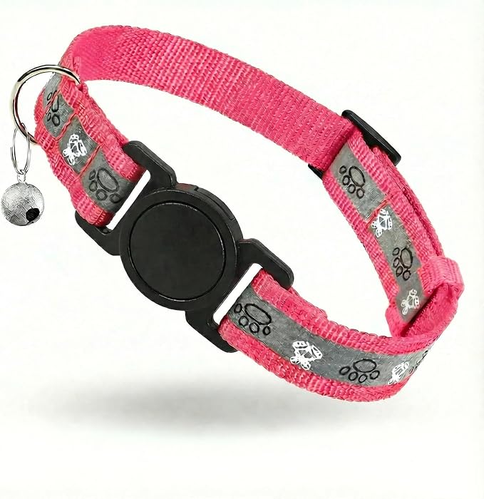 Cat Collar Breakaway, Reflective Kitten Collar by ODOKELE