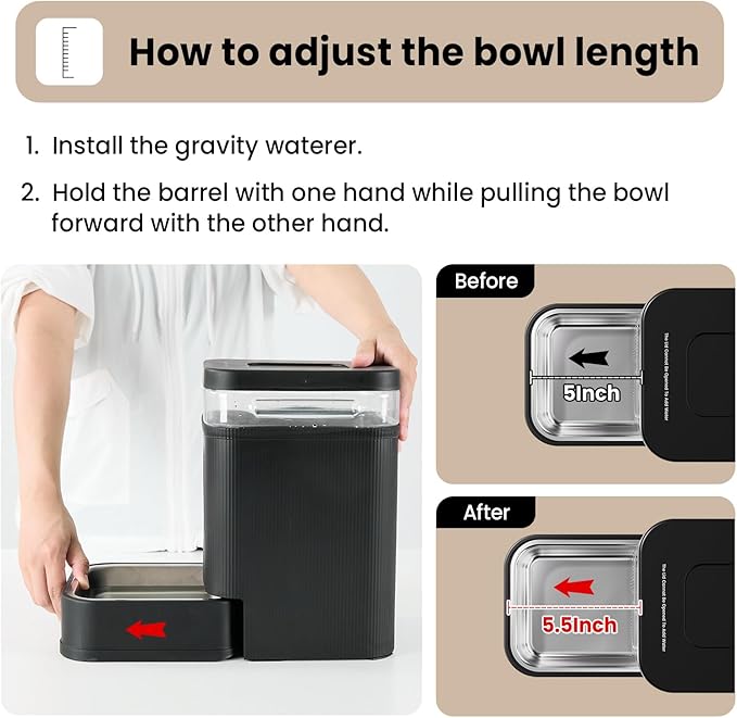 Gardner Pet Automatic Dog Water Dispenser Gravity Waterer - Image 5