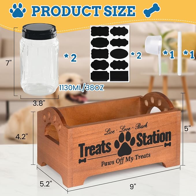 Dog Treat Container Dog Food Container - Image 6